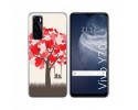Funda Silicona para Vivo Y70 diseño Pajaritos Dibujos