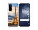 Funda Silicona para Vivo Y70 diseño Paris Dibujos