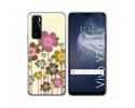 Funda Silicona para Vivo Y70 diseño Primavera En Flor Dibujos