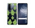 Funda Silicona Transparente para Vivo Y70 diseño Cactus Dibujos
