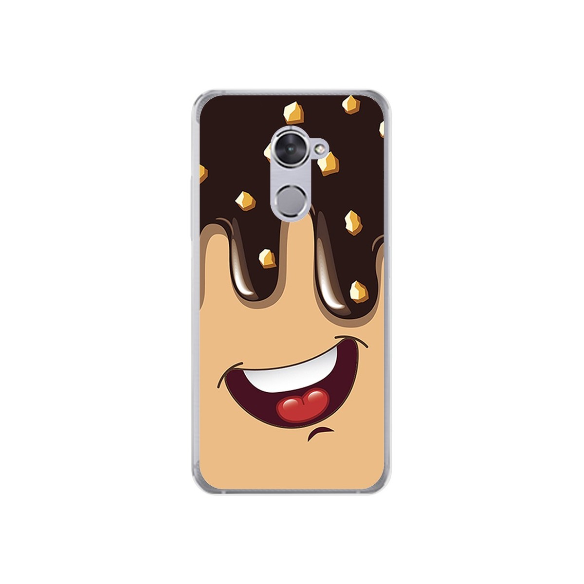 Funda Gel Tpu para Vodafone Smart V8 Diseño Helado Chocolate Dibujos
