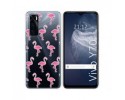 Funda Silicona Transparente para Vivo Y70 diseño Flamenco Dibujos