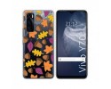 Funda Silicona Transparente para Vivo Y70 diseño Otoño Dibujos
