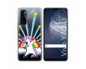 Funda Silicona Transparente para Vivo Y70 diseño Unicornio Dibujos