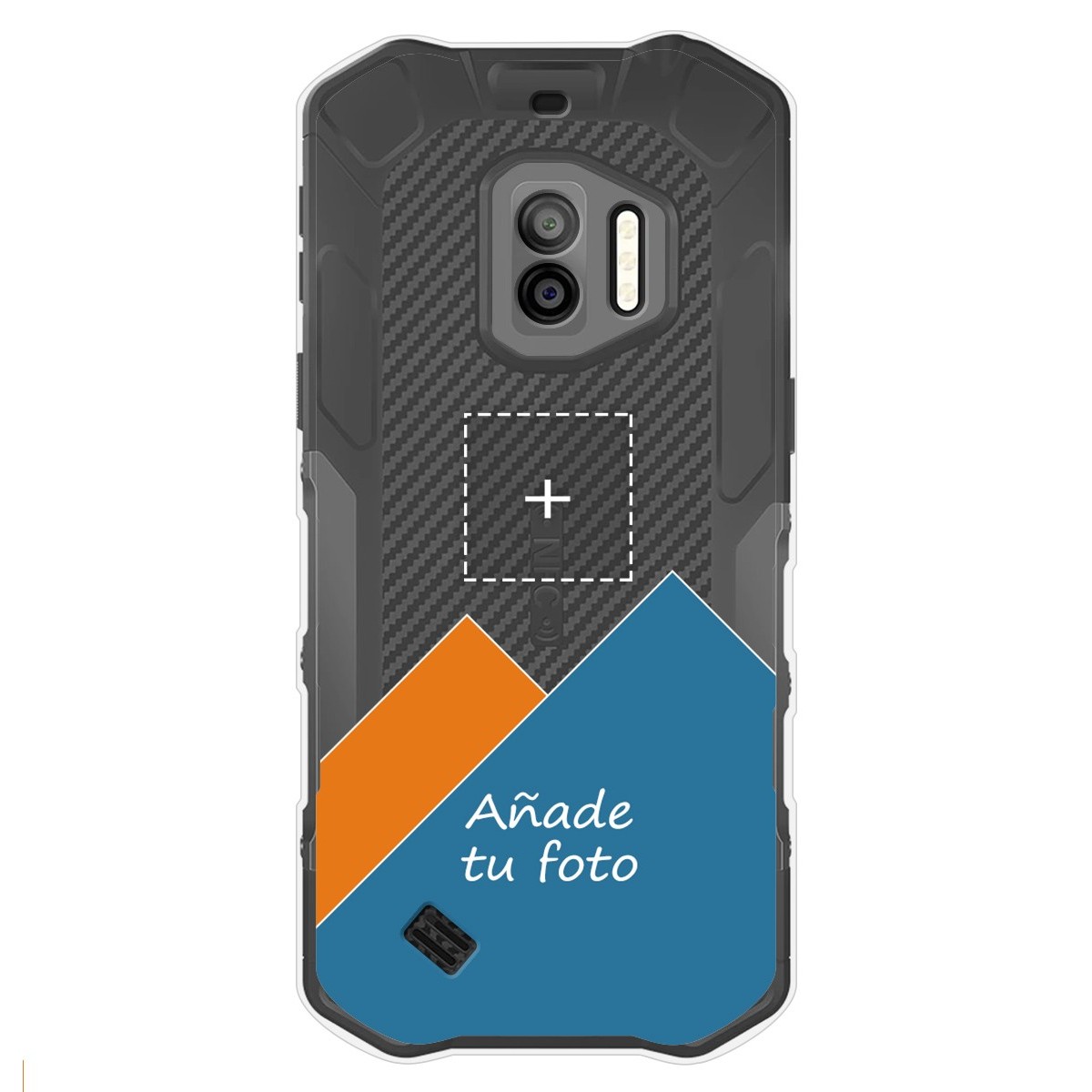 Personaliza tu Funda Silicona Gel Tpu Transparente con tu Fotografia para Oukitel WP12 / W12 Pro Dibujo Personalizada
