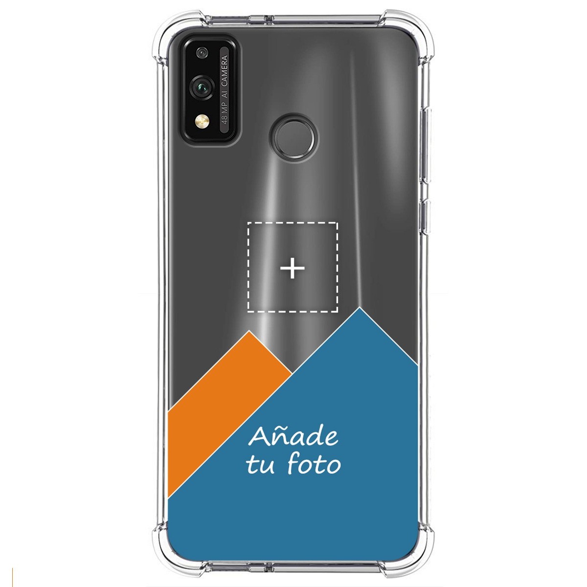 Personaliza tu Funda Silicona AntiGolpes Transparente con tu Fotografía para Huawei Honor 9X Lite Dibujo Personalizada