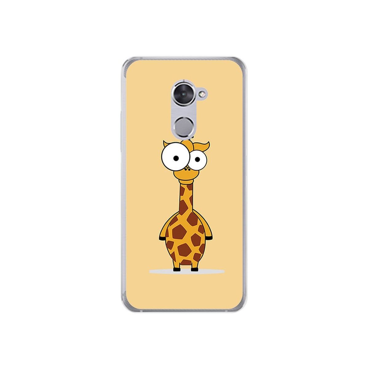 Funda Gel Tpu para Vodafone Smart V8 Diseño Jirafa Dibujos