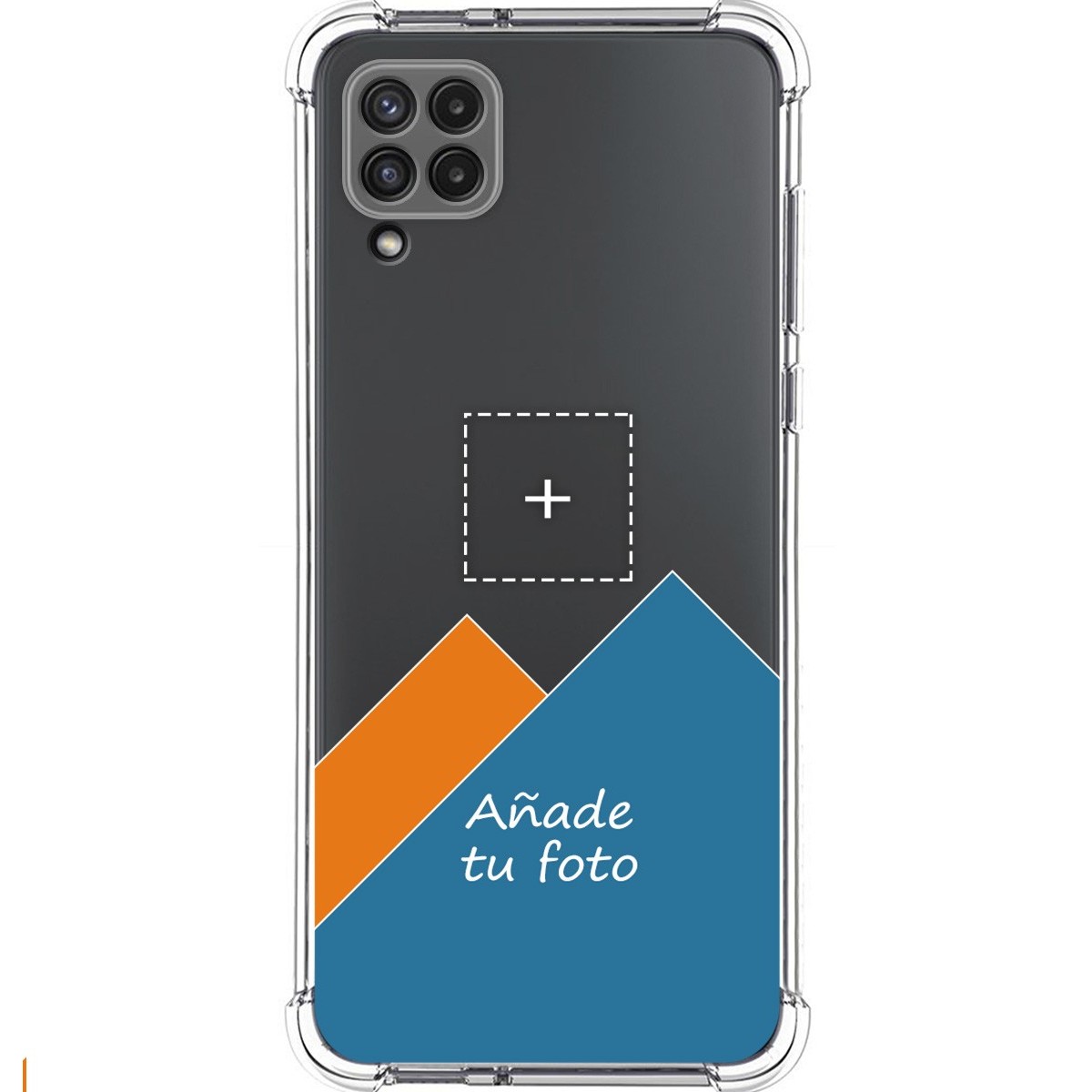 Personaliza tu Funda Silicona AntiGolpes Transparente con tu Fotografía para Samsung Galaxy A22 4G / M22 Dibujo Personalizada