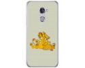 Funda Gel Tpu para Vodafone Smart V8 Diseño Leones Dibujos