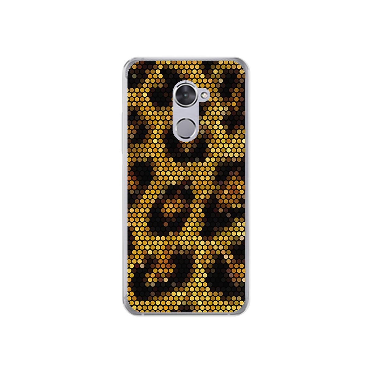 Funda Gel Tpu para Vodafone Smart V8 Diseño Leopardo Dibujos