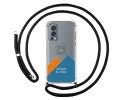 Personaliza tu Funda Colgante Transparente para OnePlus Nord 2 5G con Cordon Negro Dibujo Personalizada