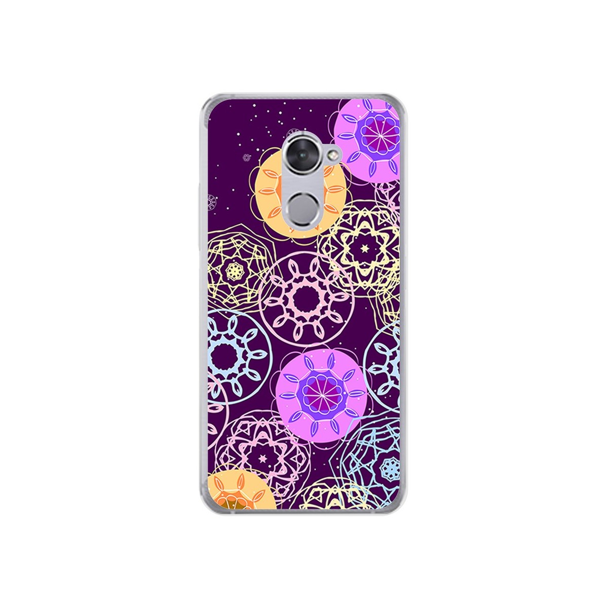 Funda Gel Tpu para Vodafone Smart V8 Diseño Radial Dibujos