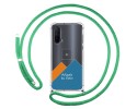 Personaliza tu Funda Colgante Transparente para OnePlus Nord CE 5G con Cordon Verde Agua Dibujo Personalizada