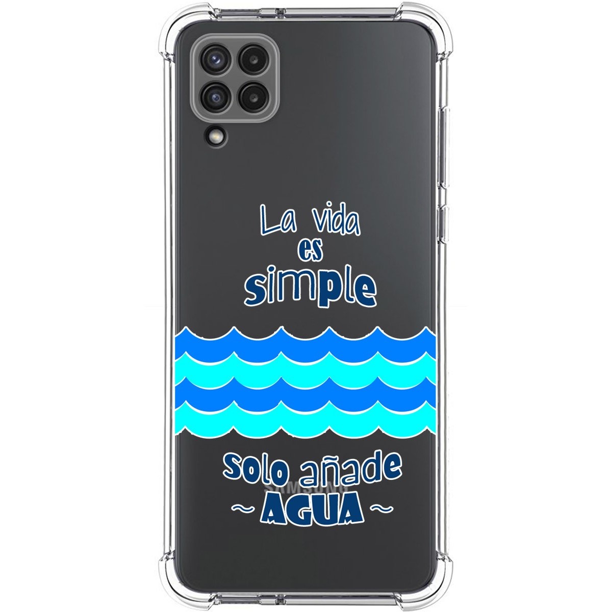 Funda Silicona Antigolpes para Samsung Galaxy A22 4G / M22 diseño Agua Dibujos