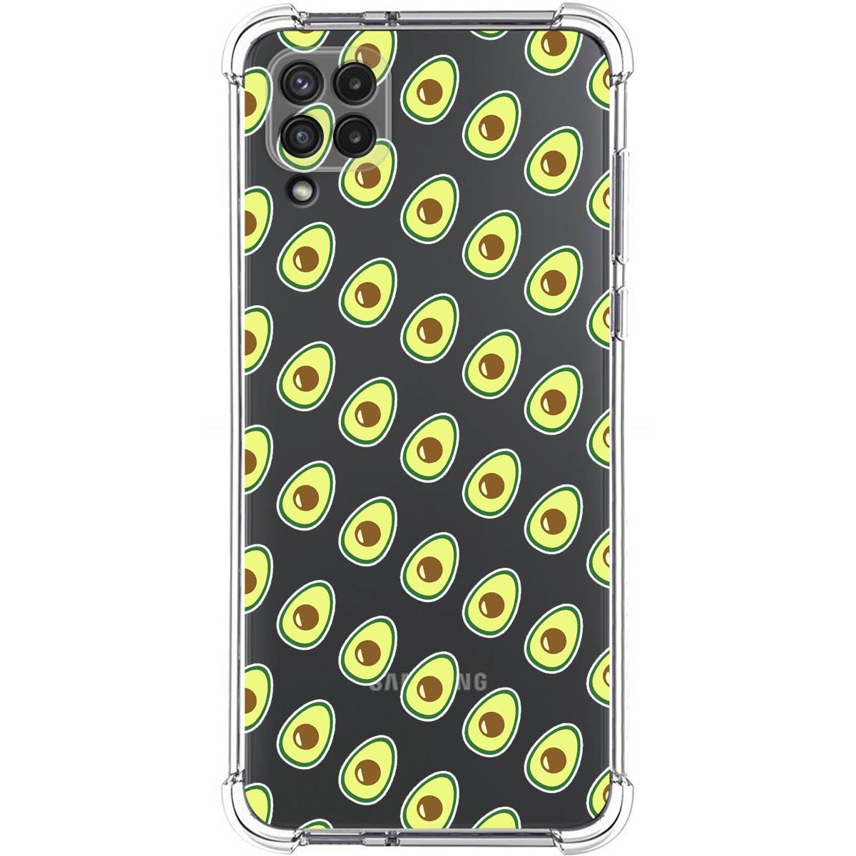 Funda Silicona Antigolpes para Samsung Galaxy A22 4G / M22 diseño Aguacate Dibujos