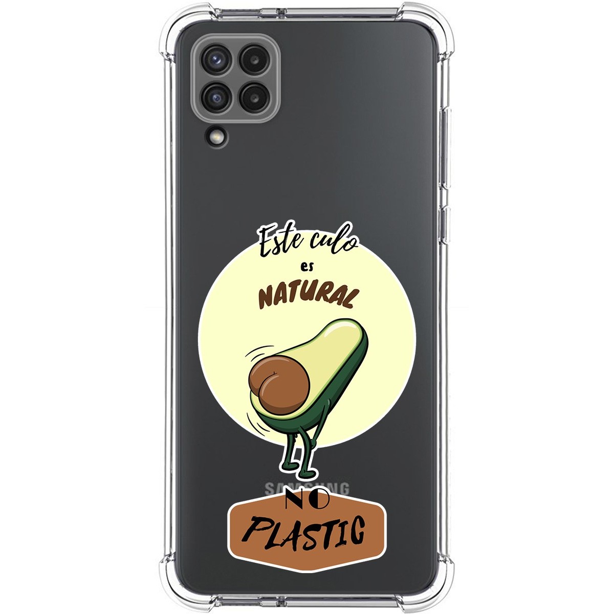 Funda Silicona Antigolpes para Samsung Galaxy A22 4G / M22 diseño Culo Natural Dibujos
