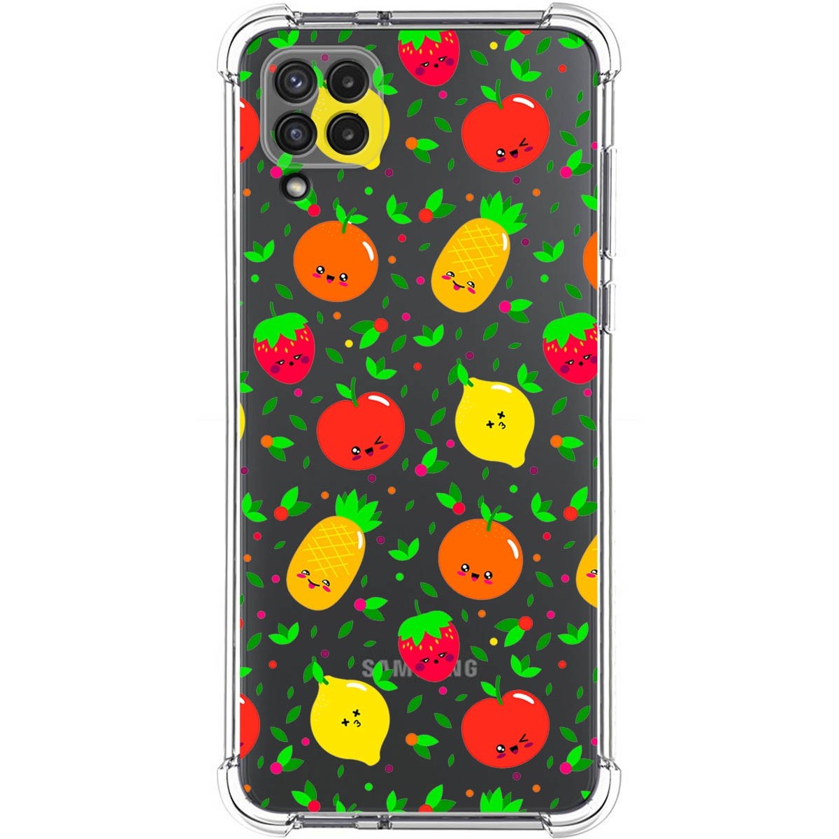 Funda Silicona Antigolpes para Samsung Galaxy A22 4G / M22 diseño Frutas 01 Dibujos