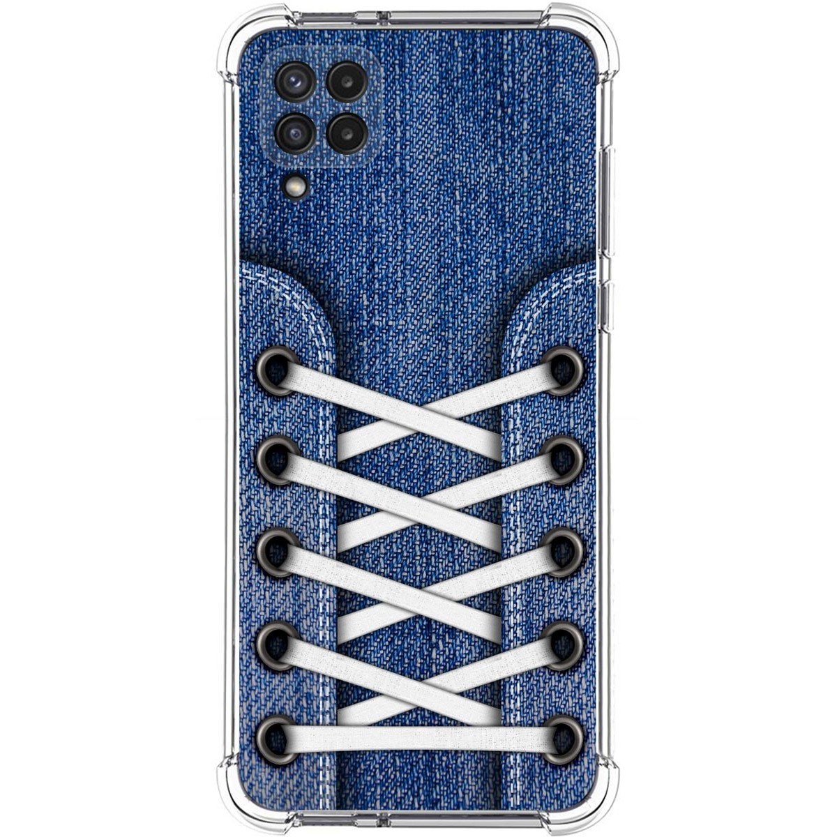 Funda Silicona Antigolpes para Samsung Galaxy A22 4G / M22 diseño Zapatillas 01 Dibujos