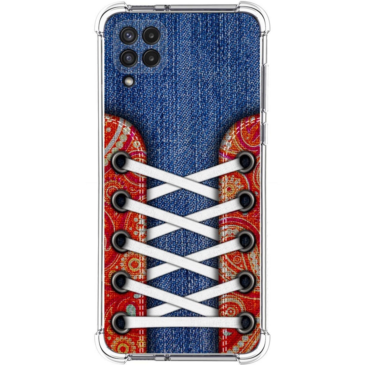 Funda Silicona Antigolpes para Samsung Galaxy A22 4G / M22 diseño Zapatillas 11 Dibujos