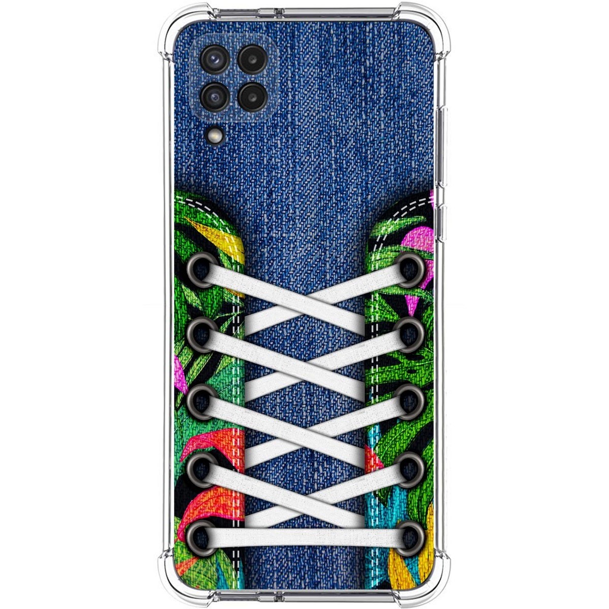 Funda Silicona Antigolpes para Samsung Galaxy A22 4G / M22 diseño Zapatillas 13 Dibujos