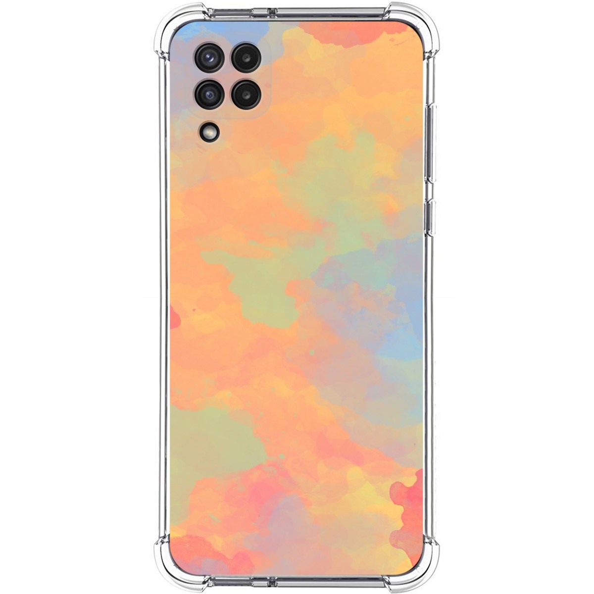 Funda Silicona Antigolpes para Samsung Galaxy A22 4G / M22 diseño Acuarela 08 Dibujos