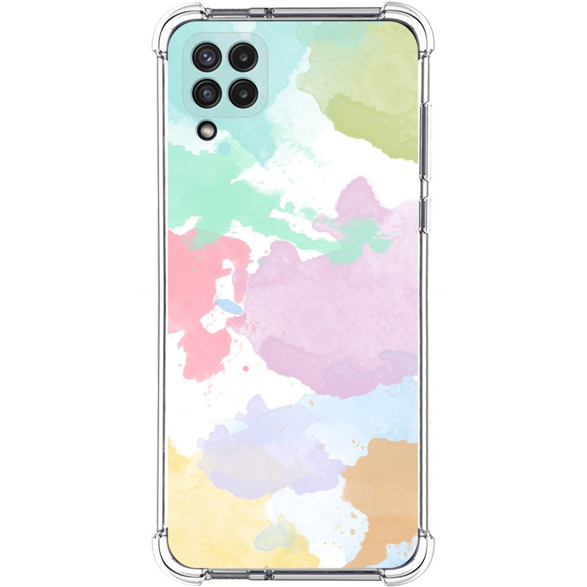 Funda Silicona Antigolpes para Samsung Galaxy A22 4G / M22 diseño Acuarela 11 Dibujos