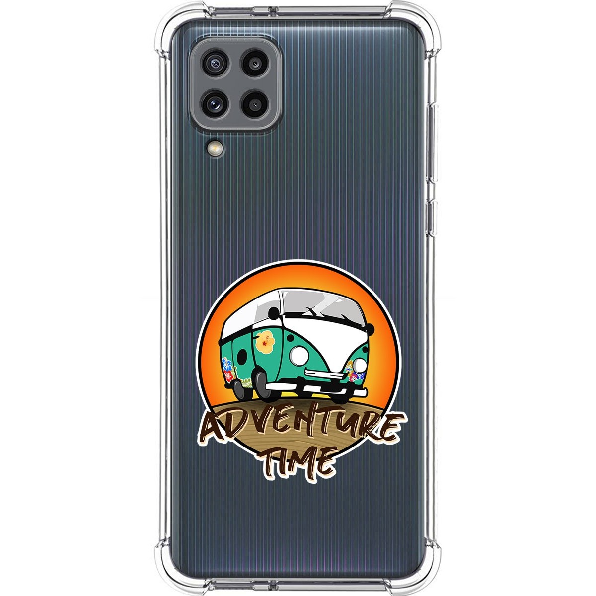 Funda Silicona Antigolpes para Samsung Galaxy M32 diseño Adventure Time Dibujos