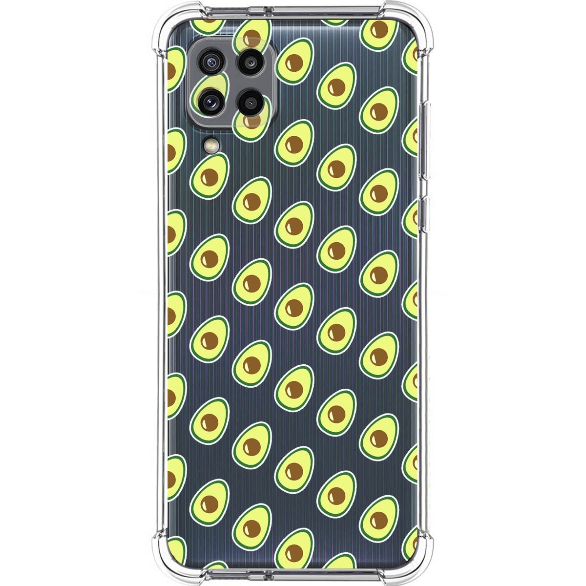 Funda Silicona Antigolpes para Samsung Galaxy M32 diseño Aguacate Dibujos
