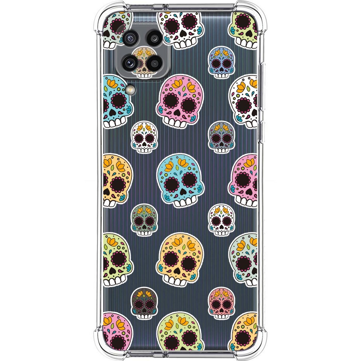 Funda Silicona Antigolpes para Samsung Galaxy M32 diseño Catrina Dibujos