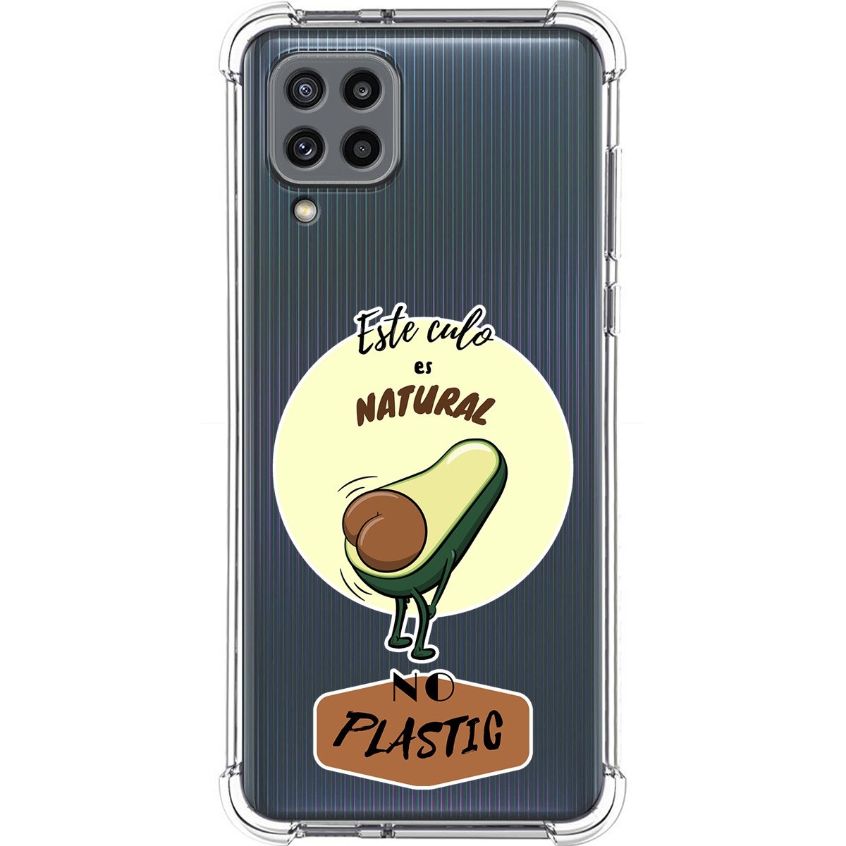 Funda Silicona Antigolpes para Samsung Galaxy M32 diseño Culo Natural Dibujos