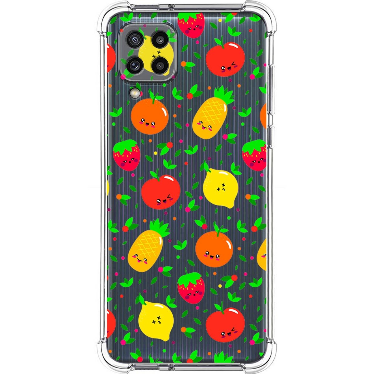 Funda Silicona Antigolpes para Samsung Galaxy M32 diseño Frutas 01 Dibujos