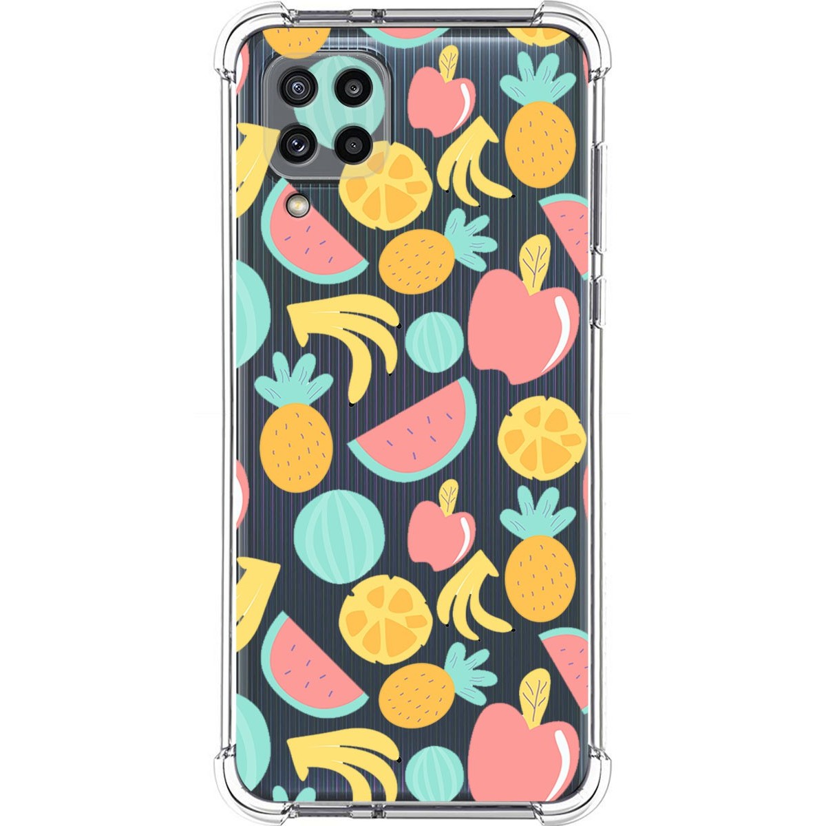 Funda Silicona Antigolpes para Samsung Galaxy M32 diseño Frutas 02 Dibujos