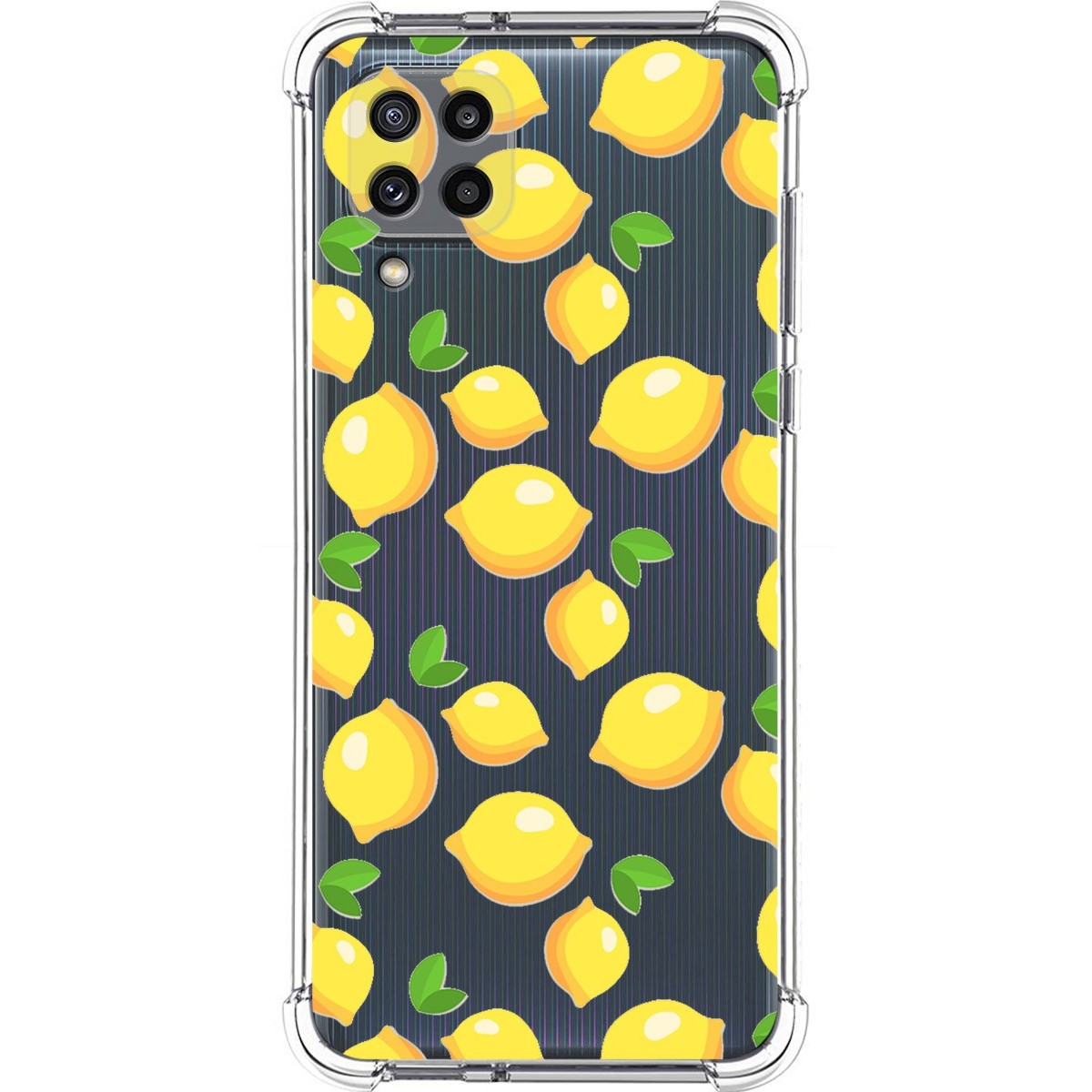 Funda Silicona Antigolpes para Samsung Galaxy M32 diseño Limones Dibujos