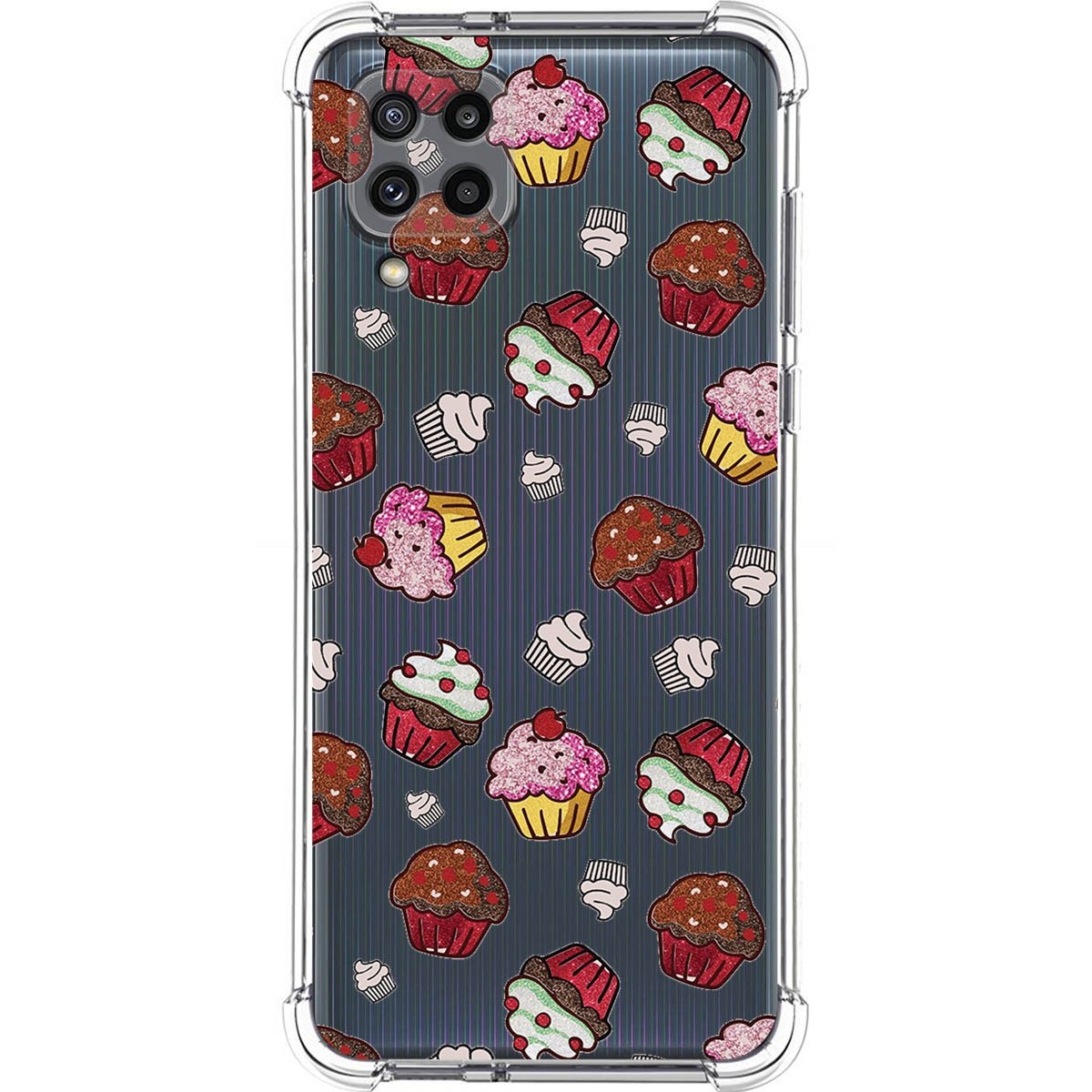 Funda Silicona Antigolpes para Samsung Galaxy M32 diseño Muffins Dibujos