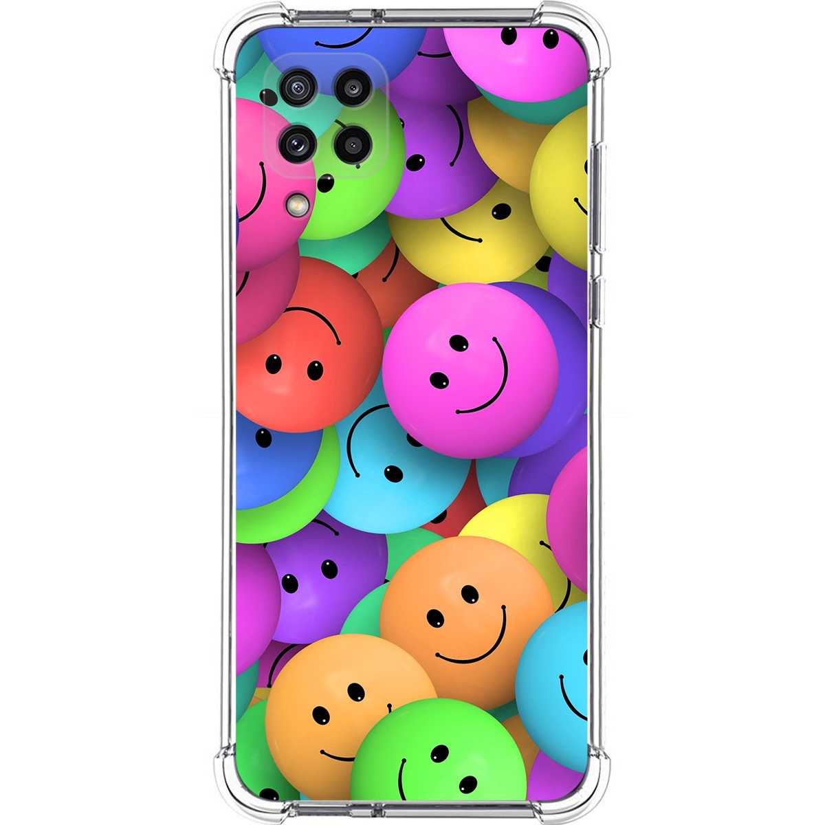 Funda Silicona Antigolpes para Samsung Galaxy M32 diseño Smile Dibujos