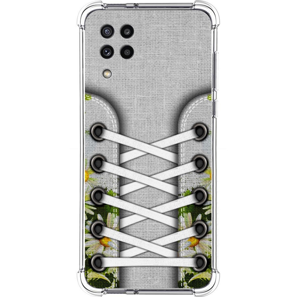 Funda Silicona Antigolpes para Samsung Galaxy M32 diseño Zapatillas 08 Dibujos