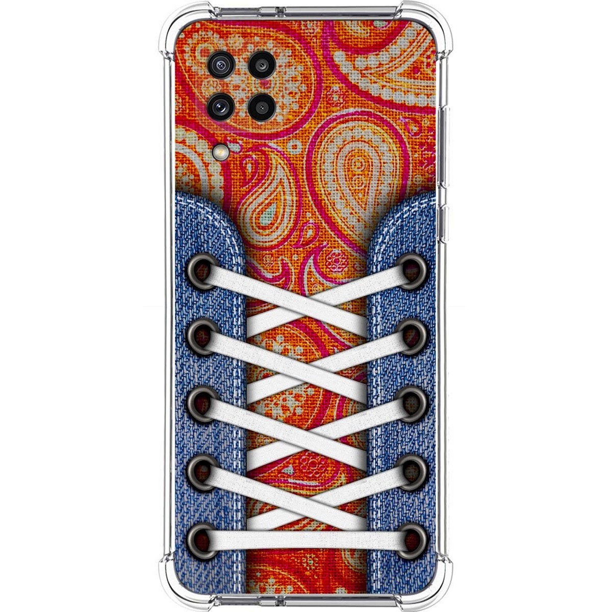 Funda Silicona Antigolpes para Samsung Galaxy M32 diseño Zapatillas 10 Dibujos