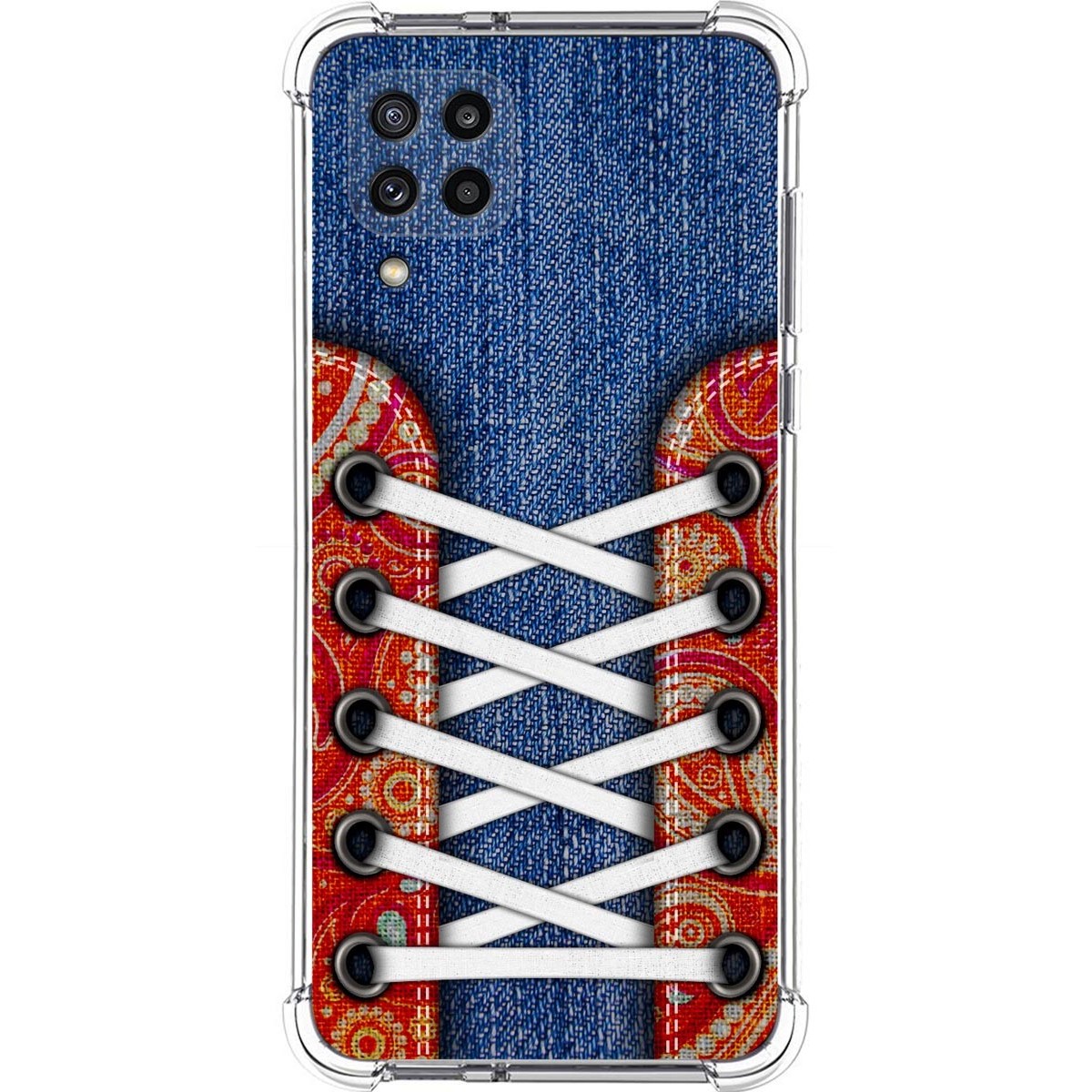 Funda Silicona Antigolpes para Samsung Galaxy M32 diseño Zapatillas 11 Dibujos