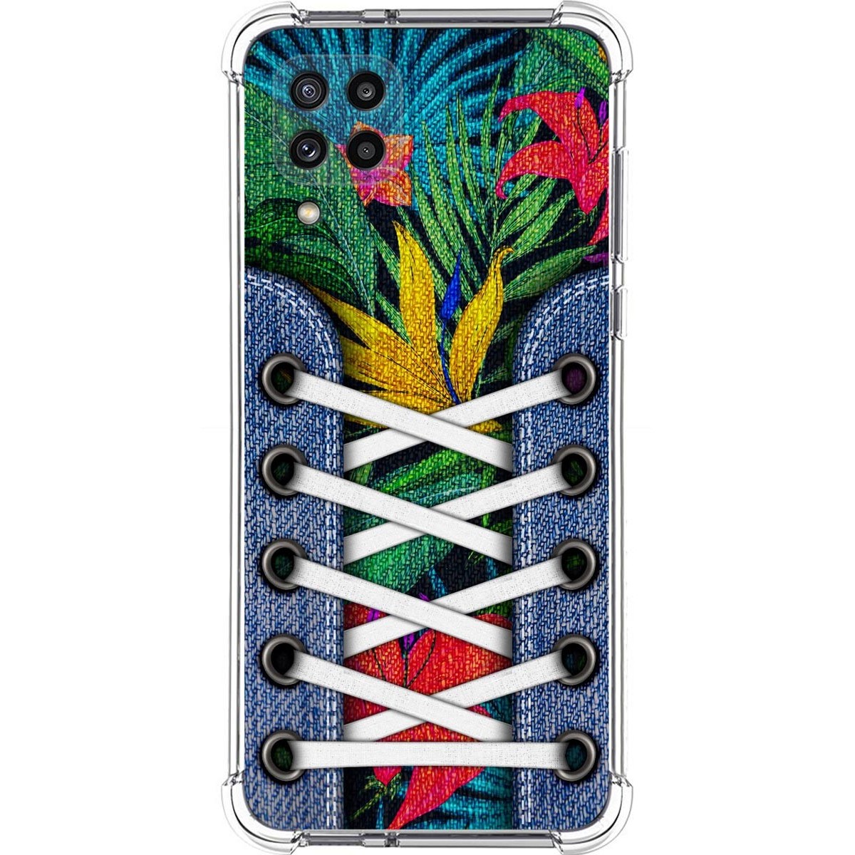 Funda Silicona Antigolpes para Samsung Galaxy M32 diseño Zapatillas 12 Dibujos