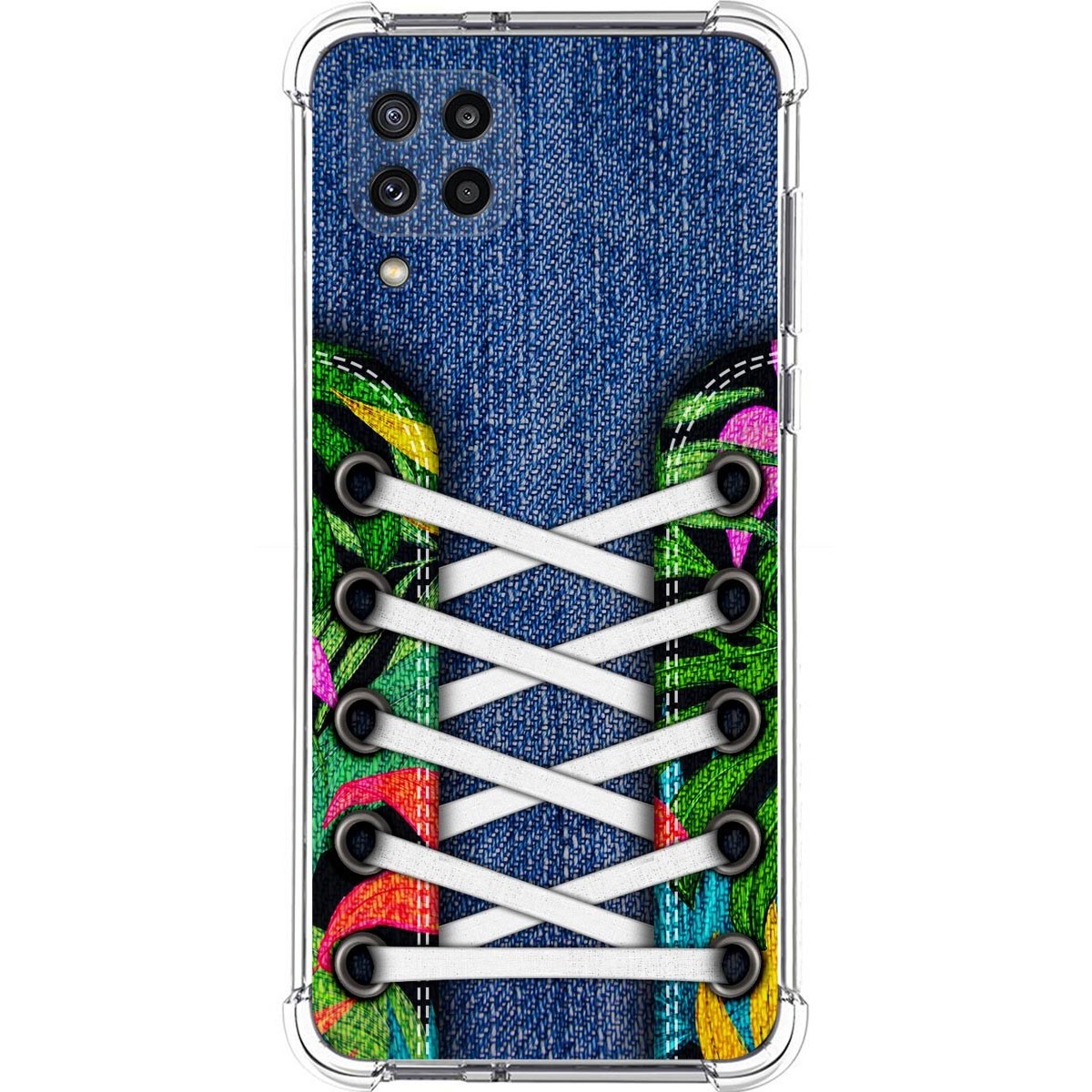 Funda Silicona Antigolpes para Samsung Galaxy M32 diseño Zapatillas 13 Dibujos