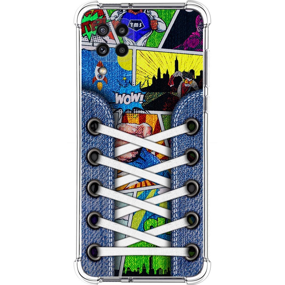 Funda Silicona Antigolpes para Samsung Galaxy M32 diseño Zapatillas 14 Dibujos