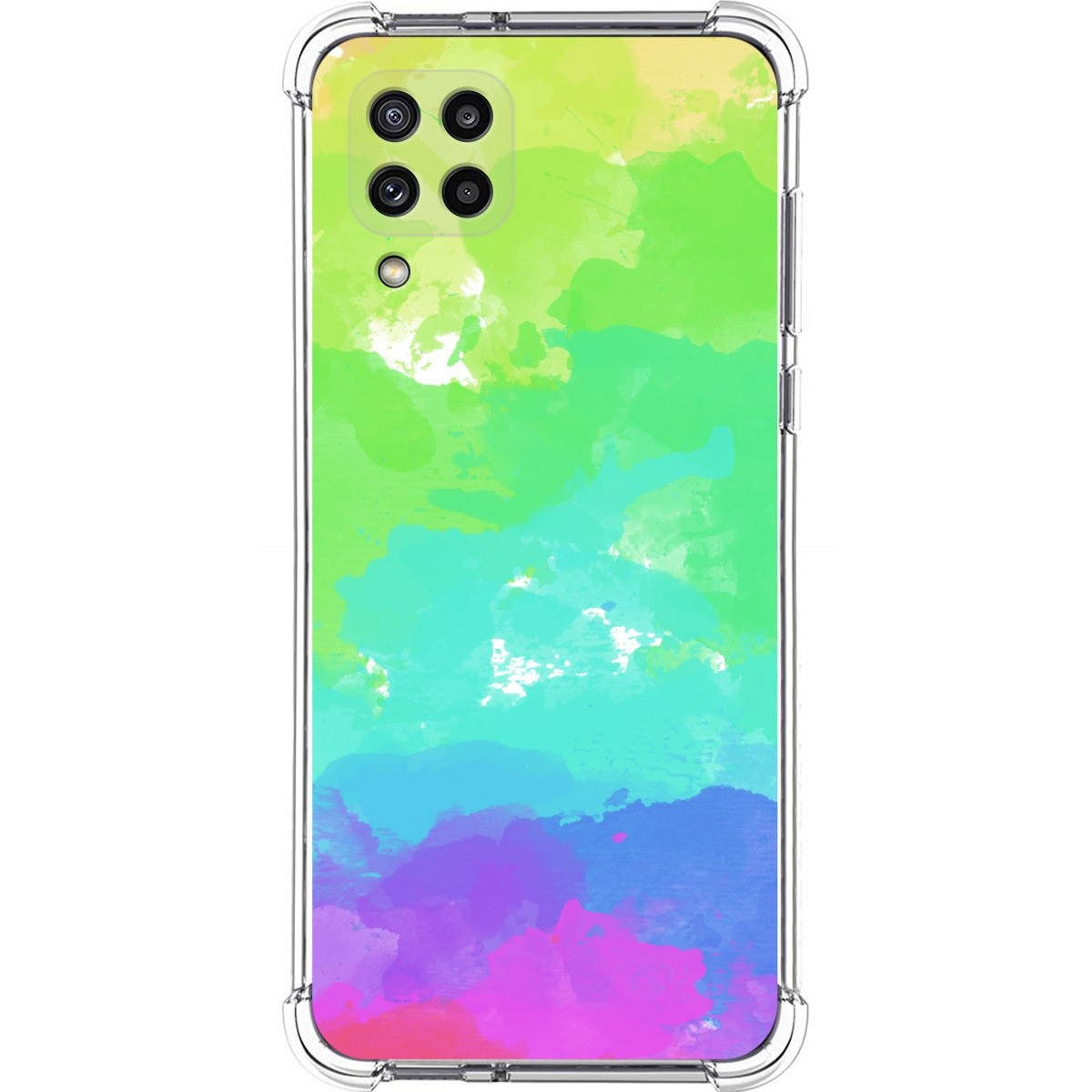 Funda Silicona Antigolpes para Samsung Galaxy M32 diseño Acuarela 03 Dibujos