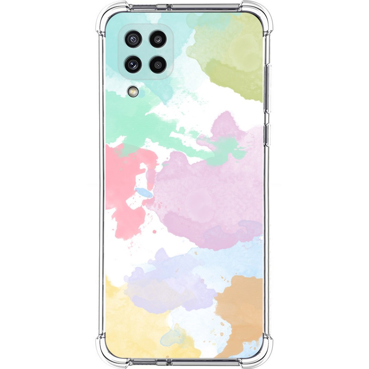 Funda Silicona Antigolpes para Samsung Galaxy M32 diseño Acuarela 11 Dibujos
