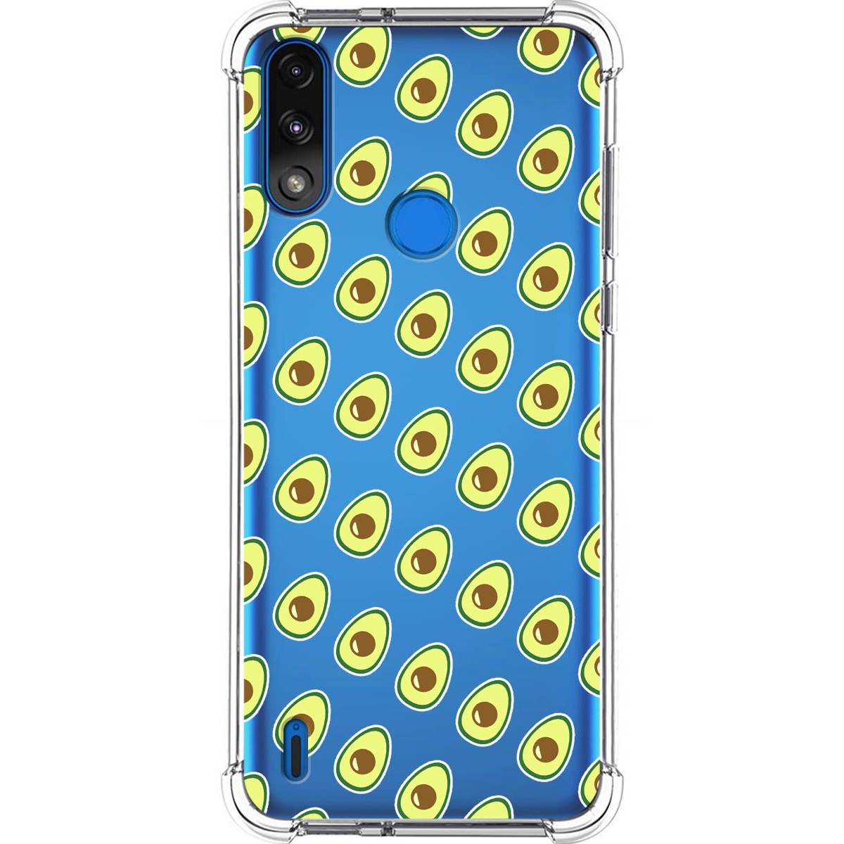 Funda Silicona Antigolpes para Motorola Moto E7 Power diseño Aguacate Dibujos