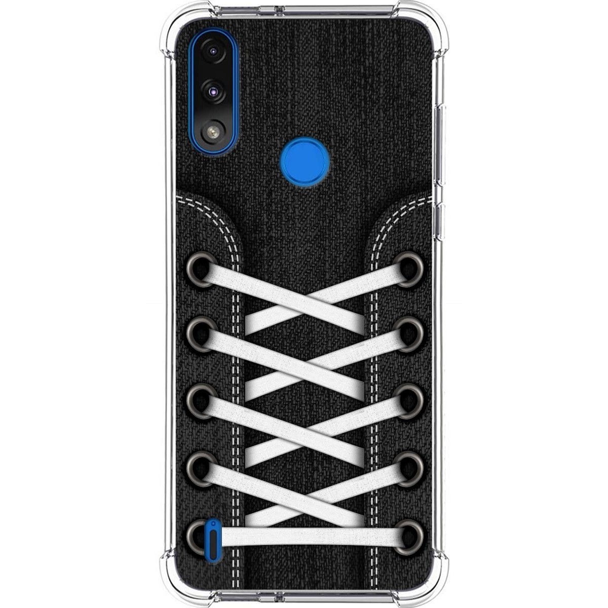 Funda Silicona Antigolpes para Motorola Moto E7 Power diseño Zapatillas 02 Dibujos