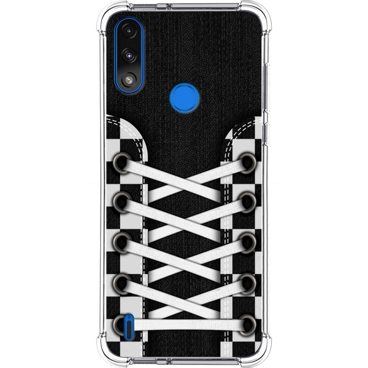 Funda Silicona Antigolpes para Motorola Moto E7 Power diseño Zapatillas 03 Dibujos