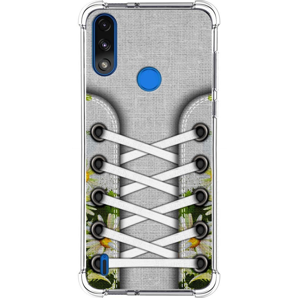 Funda Silicona Antigolpes para Motorola Moto E7 Power diseño Zapatillas 08 Dibujos