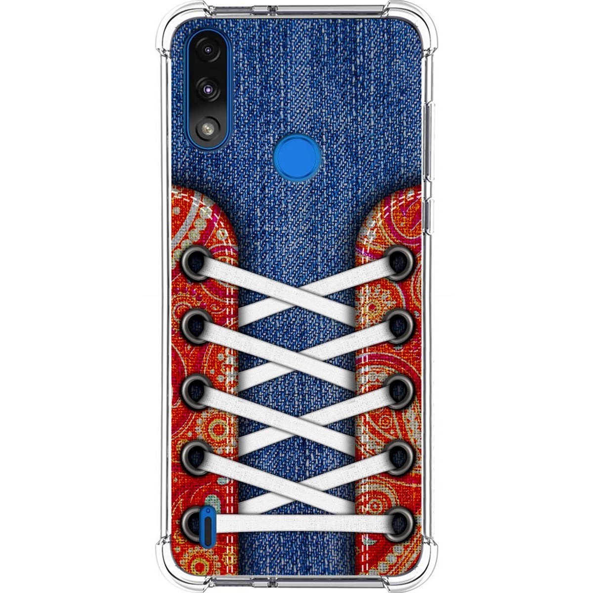 Funda Silicona Antigolpes para Motorola Moto E7 Power diseño Zapatillas 11 Dibujos