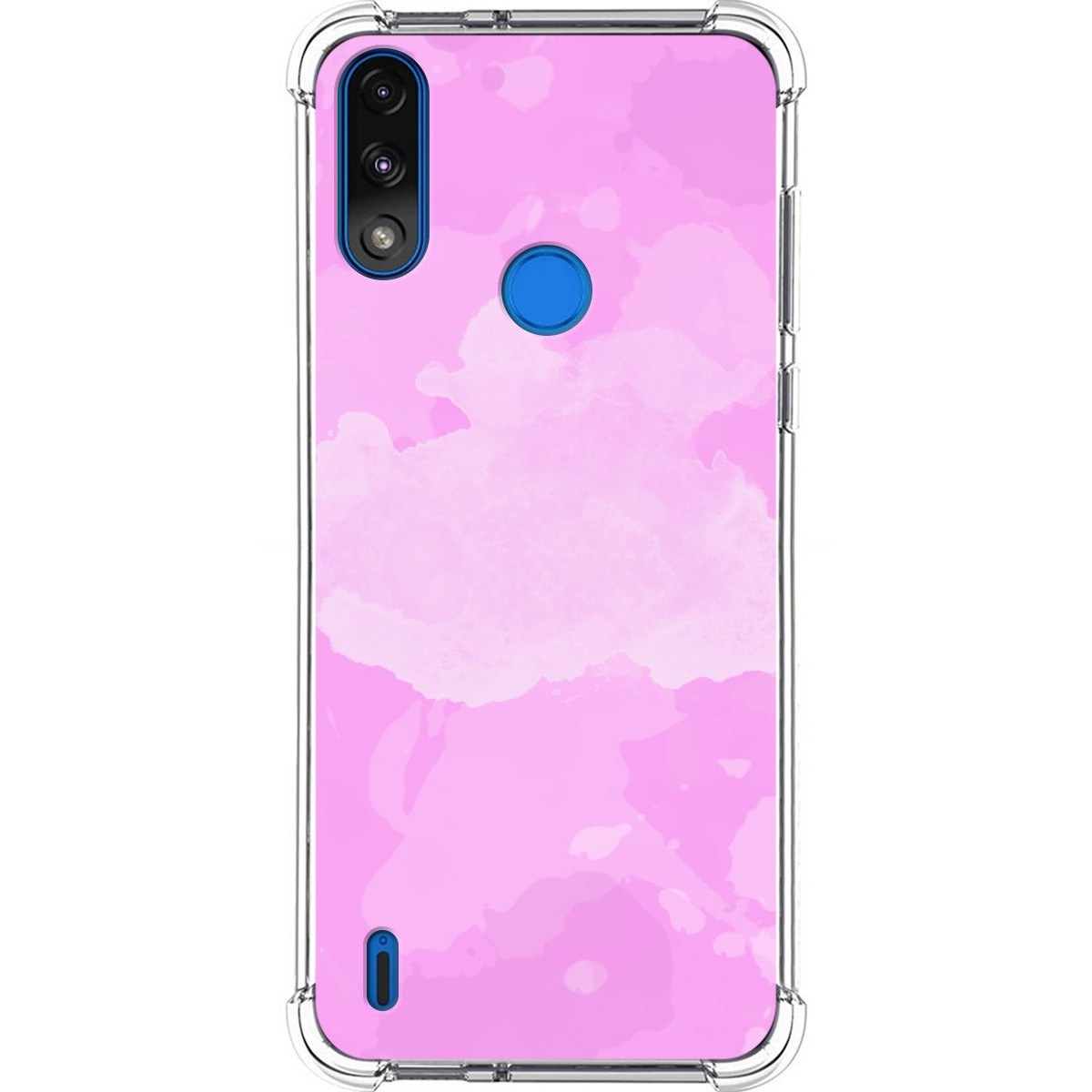 Funda Silicona Antigolpes para Motorola Moto E7 Power diseño Acuarela 04 Dibujos