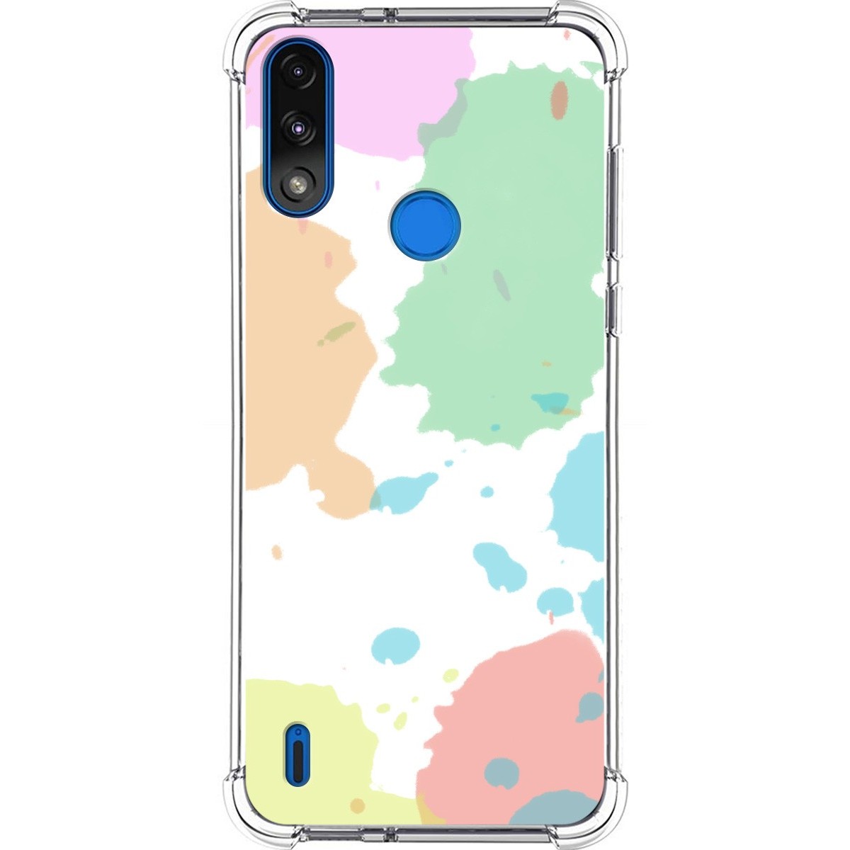 Funda Silicona Antigolpes para Motorola Moto E7 Power diseño Acuarela 05 Dibujos
